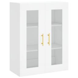 Berkfield Home Wall Mounted Cabinet White 69.5x34x90 cm - thumbnail 1