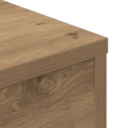Berkfield Home Coffee Table Artisan Oak 55x55x30 cm Engineered Wood in Brown - Size: 55 x 55 x 30 cm - thumbnail 7