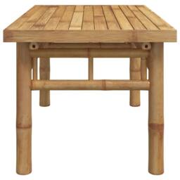Berkfield Home Coffee Table 70x40x35 cm Bamboo in Brown - Size: 70 x 40 x 35 cm - thumbnail 4