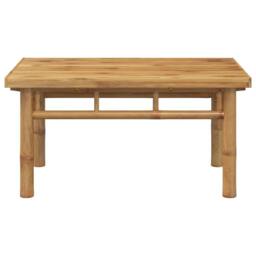 Berkfield Home Coffee Table 70x40x35 cm Bamboo in Brown - Size: 70 x 40 x 35 cm - thumbnail 3