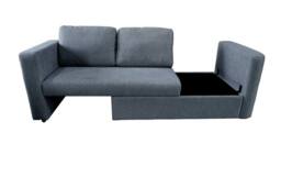 DS Living The Brenta 2 Seater Slide Storage Sofa in Grey - thumbnail 7
