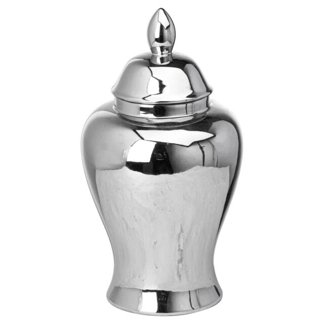 Love Lace Chrome Ginger Jar in Silver - image 1