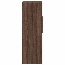Berkfield Home Highboard Brown Oak 40x42.5x124 cm Engineered Wood - thumbnail 5