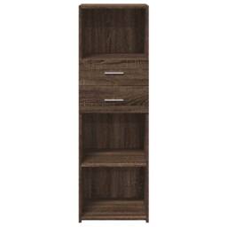 Berkfield Home Highboard Brown Oak 40x42.5x124 cm Engineered Wood - thumbnail 4