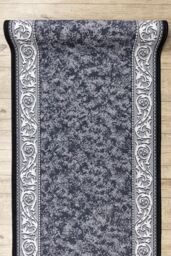 RugsX Anti-Slip Romantic Runner in Grey - Size: 57 cm x 370 cm - thumbnail 4