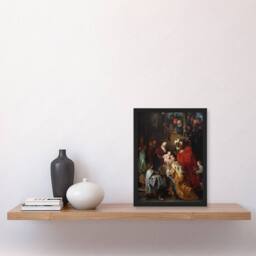 Artery8 Peter Paul Rubens Adoration of the Magi Biblical Framed Art Print - Size: A4 - thumbnail 4