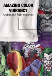 Warner Bros. Justice League Rogues Gallery Silky Touch Super Soft Throw Blanket 152 X 127 cm in White - thumbnail 4