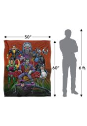 Warner Bros. Justice League Rogues Gallery Silky Touch Super Soft Throw Blanket 152 X 127 cm in White - thumbnail 5
