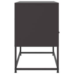 Berkfield Home TV Cabinet Black 68x39x60.5 cm Steel - thumbnail 7