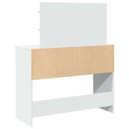 Berkfield Home Beautiful Dressing Table with LED White 100x40x120 cm - Size: 100 x 40 x 120 cm - thumbnail 7