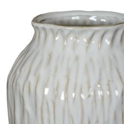 Lemon Pavilion Furniture and Decor Numa Ople Vase - Ceramic - L19 x W19 x H27 cm - White - thumbnail 3