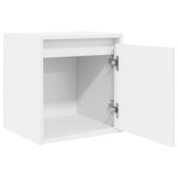 Berkfield Home Durable Wall-Mounted Bedside Cabinets 2 pcs White 38x34x40 cm - Size: 38 x 34 x 40 cm - thumbnail 6
