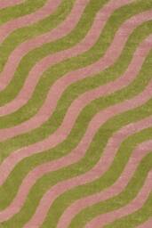 THE RUGS Joli Wavy Soft & Dense Pile Living Room & Bedroom Rug in Olive - Size: 120 cm x 170 cm - thumbnail 2