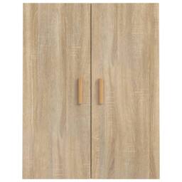 Berkfield Home Hanging Wall Cabinet Sonoma Oak 69.5x34x90 cm in Brown - thumbnail 6