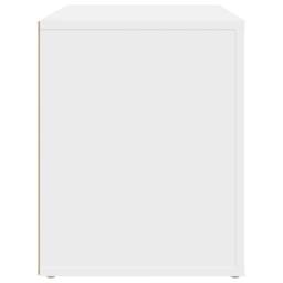 Berkfield Home Classic Bedside Cabinet White 60x36x45 cm Engineered Wood - Size: 60 x 36 x 45 cm - thumbnail 8