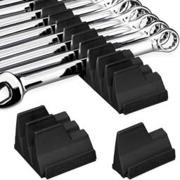 EONLION 60x Magnetic Spanner Organizer Holder Wrench Rack in Black - Size: 1000mm × 2000mm - thumbnail 2