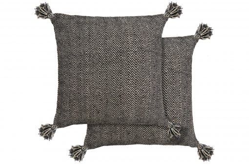 New Edge Blinds Hartley Cushion Cover in Black - Size: 43 cm x 43 cm - image 1