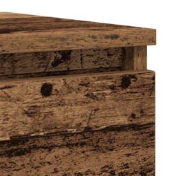 Berkfield Home Sideboard Old Wood 100x35x76 cm Engineered Wood in Brown - Size: 100 x 35 x 76 cm - thumbnail 9