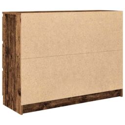 Berkfield Home Sideboard Old Wood 100x35x76 cm Engineered Wood in Brown - Size: 100 x 35 x 76 cm - thumbnail 8