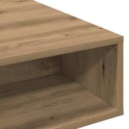 Berkfield Home Coffee Table Artisan Oak 105x55x32 cm Engineered Wood in Brown - Size: 105 x 55 x 32 cm - thumbnail 7
