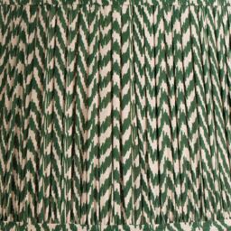 Ruma Forest Green Chevron Tapered Pleat Lampshade For Table Lamps - Size: 20 inches - thumbnail 3