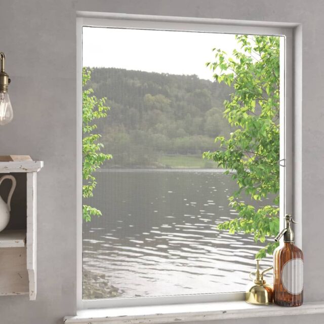 Berkfield Home Insect Screen for Windows White 80x100 cm - image 1