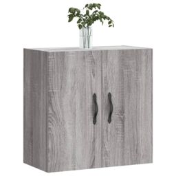 Berkfield Home Wall Cabinet Grey Sonoma 60x31x60 cm Engineered Wood - Size: 60 x 31 x 60 cm - thumbnail 3