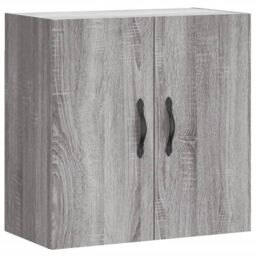 Berkfield Home Wall Cabinet Grey Sonoma 60x31x60 cm Engineered Wood - Size: 60 x 31 x 60 cm - thumbnail 2
