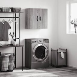 Berkfield Home Wall Cabinet Grey Sonoma 60x31x60 cm Engineered Wood - Size: 60 x 31 x 60 cm - thumbnail 1
