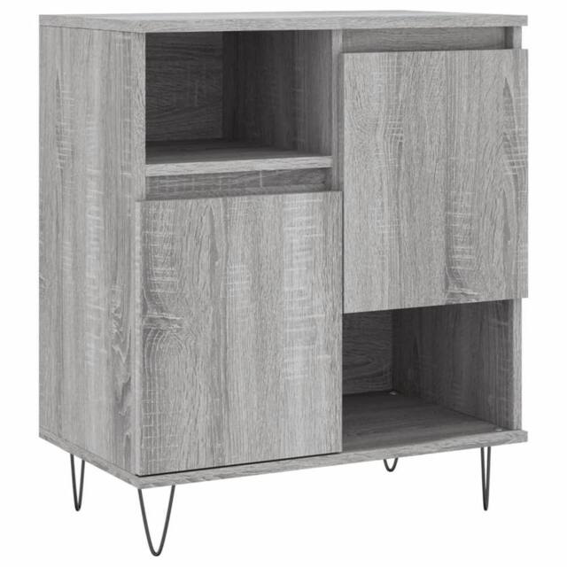 Berkfield Home Sideboard Grey Sonoma 60x35x70 cm Engineered Wood - Size: 60 x 35 x 70 cm - image 1