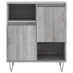 Berkfield Home Sideboard Grey Sonoma 60x35x70 cm Engineered Wood - Size: 60 x 35 x 70 cm - thumbnail 5