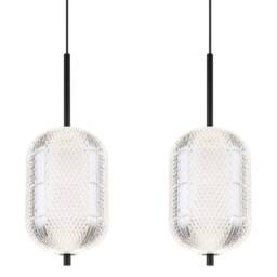 Netlighting Kurius Bar Pendant Ceiling Light Matt Black 5x LED 30004500K - thumbnail 3