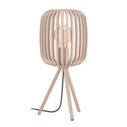 Eglo Romazzina Sandy-Coloured Caged Table Lamp in Beige - thumbnail 2