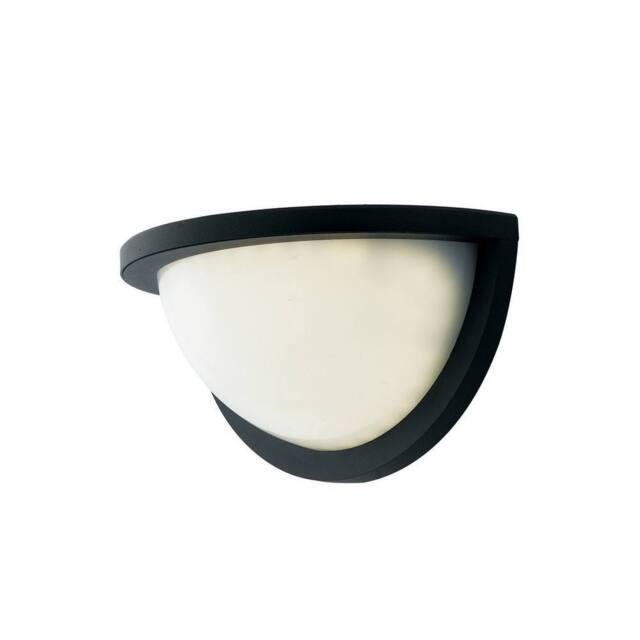 Netlighting Detroit Outdoor LED Aluminum Flush Wall Light Black IP54 4000K