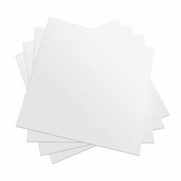 Kelvenix 4Pcs 30X30cm Square Self Adhesive Stick Mirror Home Decor New in Silver - Size: 30X30 cm - thumbnail 1