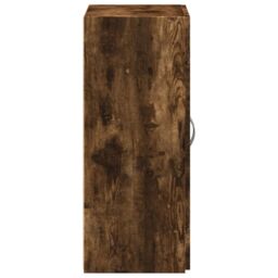 Berkfield Home File Cabinet Smoked Oak 60x32x77.5 cm Engineered Wood in Brown - thumbnail 5