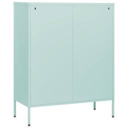 Berkfield Home Durable Chest of Drawers Mint 80x35x101.5 cm Steel - thumbnail 5