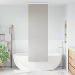 Berkfield Home Shower Roller Blind with Cassette 70x240 cm Fabric Width 66 cm in Grey - thumbnail 1