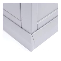 Cabinet Bits Rocca 4 Drawer Chest of Drawers Brass Knob in Grey - thumbnail 6
