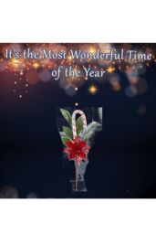 VFM e-Store 5 Head Poinsettia Bunch Christmas Decoration X 1 48cm Red, Green - thumbnail 3