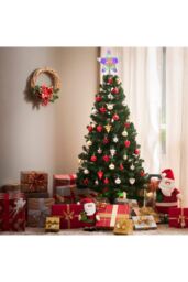 Living and Home 9.45in Christmas LED Star Tree Topper Colorful Flash Xmas Tree Decoration in Clear - thumbnail 3