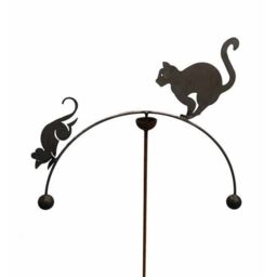 Poppyforge Cat & Mouse Wind Rocker Double BM/RtR - Steel - W54 x H148.5 cm in Brown - thumbnail 2