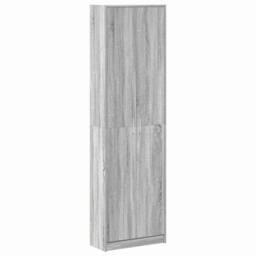 Berkfield Home Wardrobe Grey Sonoma 55x25x189 cm Engineered Wood - Size: 55 x 25 x 189 cm - thumbnail 1