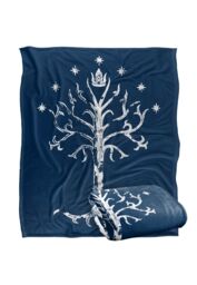 Warner Brothers Lord Of The Rings Officially Licensed Silky Touch Super Soft Throw Blanket 152 x 127 cm in White - thumbnail 2