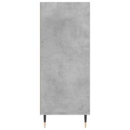 Berkfield Home Highboard Concrete Grey 57x35x90 cm Engineered Wood - Size: 57 x 35 x 90 cm - thumbnail 5