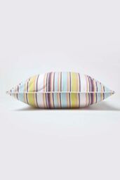 Homescapes Cotton Osaka Green Stripe Cushion Cover - Size: 30 cm x 50 cm - thumbnail 3
