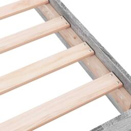 Berkfield Home Bed Frame without Mattress Grey Sonoma 160x200 cm Engineered Wood - thumbnail 7