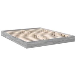 Berkfield Home Bed Frame without Mattress Grey Sonoma 160x200 cm Engineered Wood - thumbnail 3