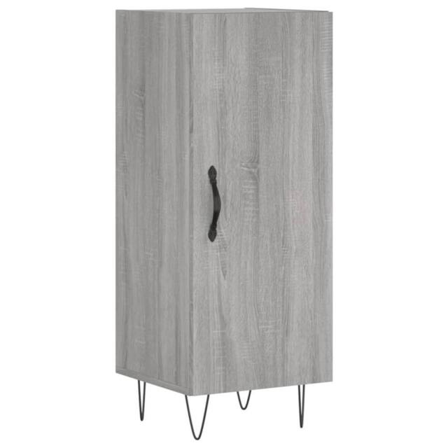 Berkfield Home Sideboard Grey Sonoma 34.5x34x90 cm Engineered Wood - image 1