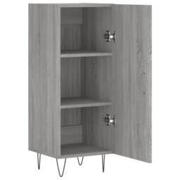Berkfield Home Sideboard Grey Sonoma 34.5x34x90 cm Engineered Wood - thumbnail 6